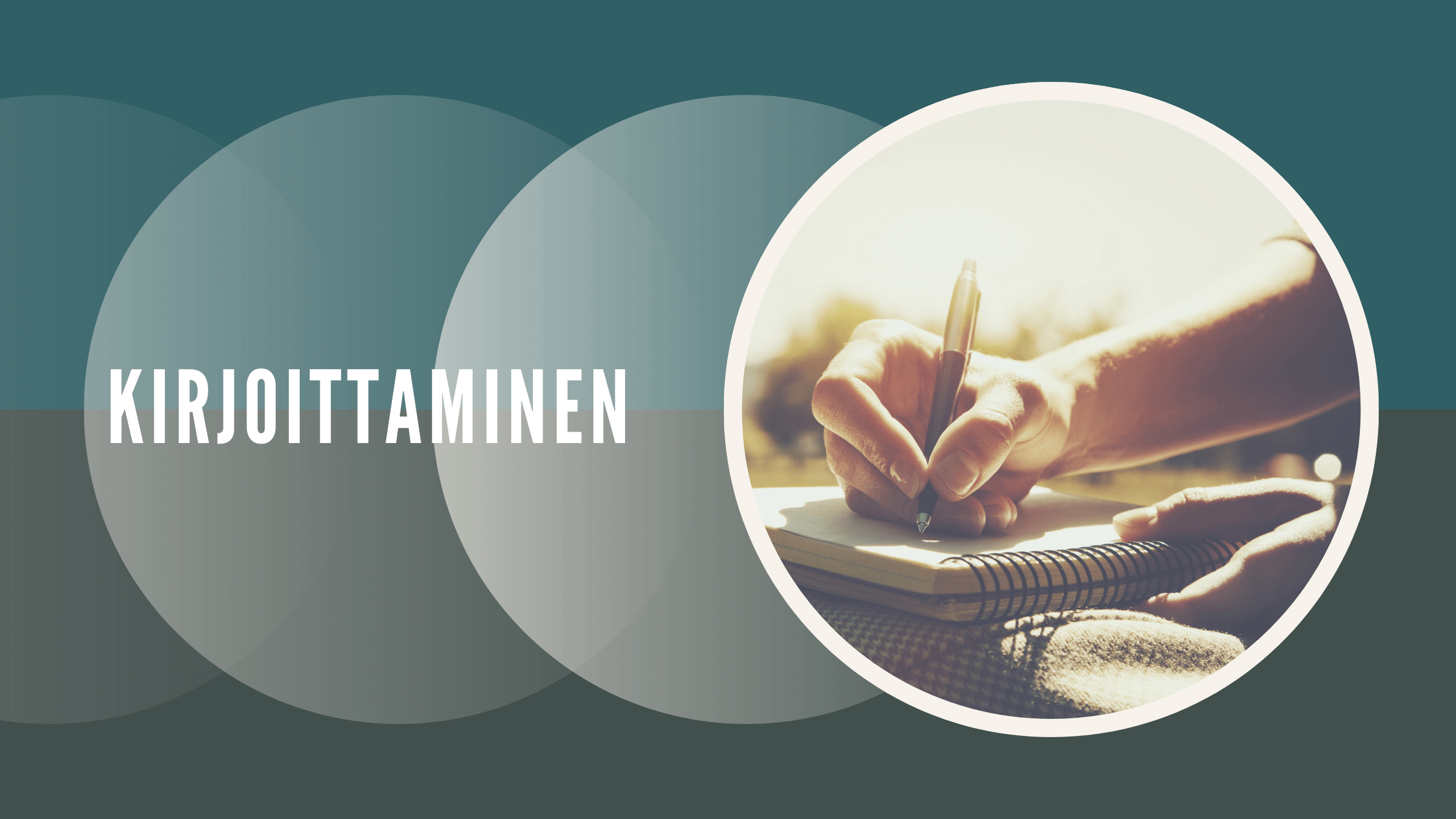 Kirjoittaminen & oma tarina